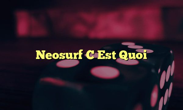 Neosurf C Est Quoi