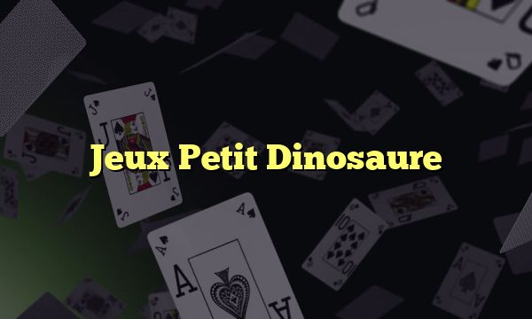 Jeux Petit Dinosaure