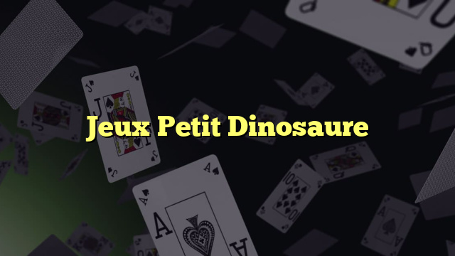 Jeux Petit Dinosaure