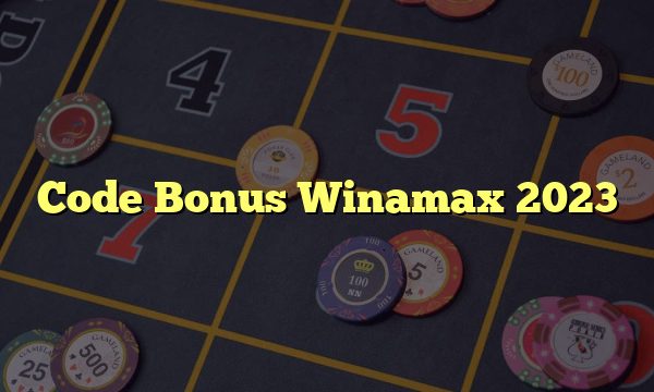 Code Bonus Winamax 2023