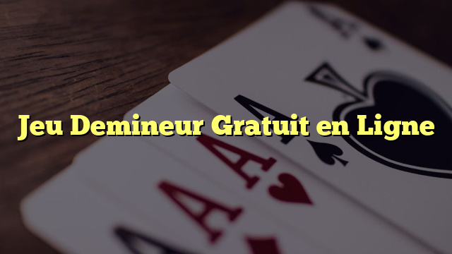 Jeu Demineur Gratuit en Ligne